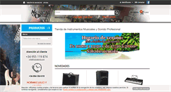 Desktop Screenshot of musicalortiz.com