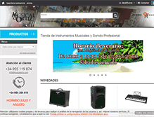 Tablet Screenshot of musicalortiz.com